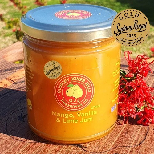 Mango, Lime & Vanilla Jam – Gold Medal